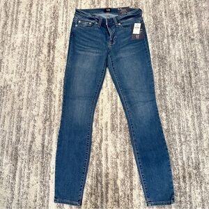 NWT Gap Women's Stretch Denim Jeans Leggings in Medium Blue Wash sz 24